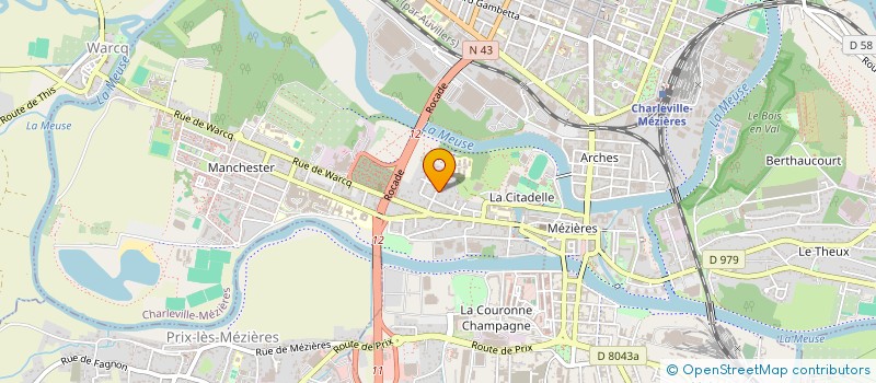 localisation de l'entreprise SCI ALEXANDRE à CHARLEVILLE-MEZIERES