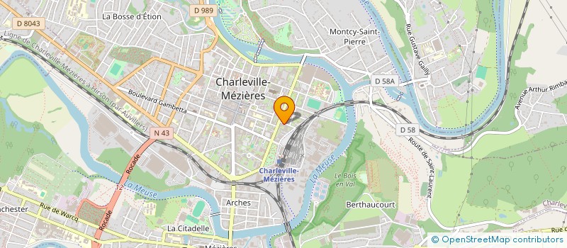 localisation de l'entreprise SCI ALEXANDRE à CHARLEVILLE-MEZIERES