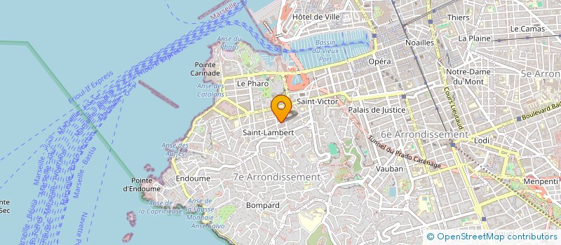 localisation de l'entreprise SCI ALEXANDRE à MARSEILLE