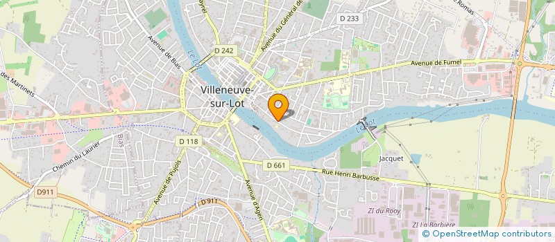 localisation de l'entreprise SCI ALEXANDRE  VILLENEUVE-SUR-LOT