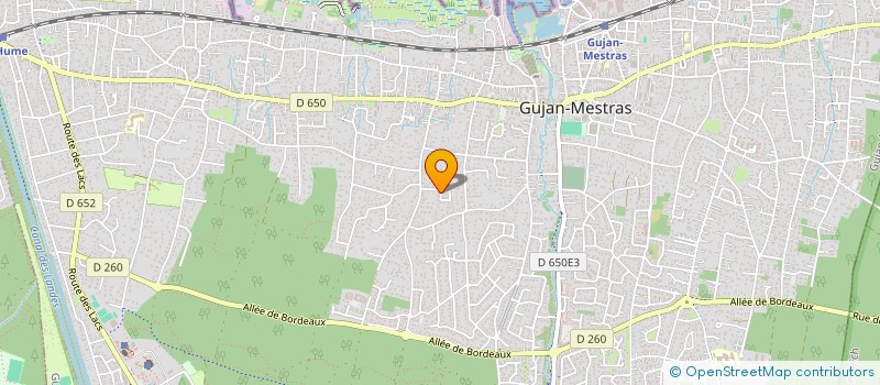 localisation de l'entreprise SCI ALEXANDRE  GUJAN-MESTRAS