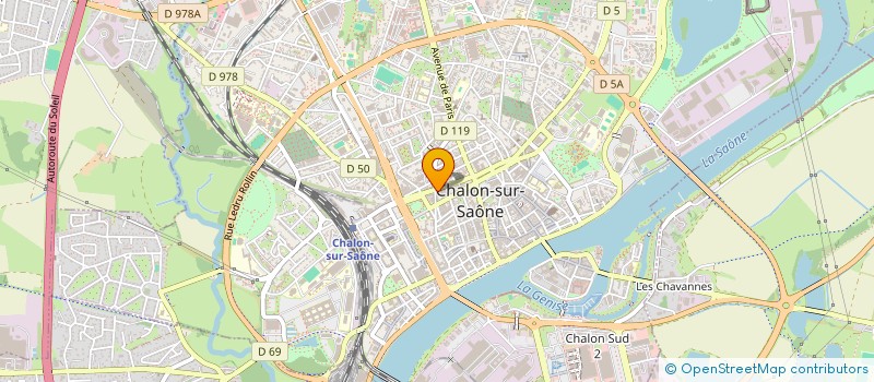 localisation de l'entreprise SCI ALEXANDRE à CHALON-SUR-SAONE