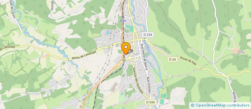 localisation de l'entreprise SCI ALEXANDRE  GAN