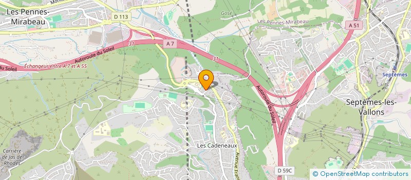localisation de l'entreprise SCI ALEXANDRE à LES PENNES MIRABEAU