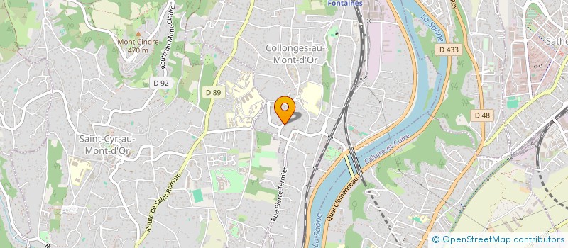 localisation de l'entreprise SCI ALEXANDRE  COLLONGES-AU-MONT-D'OR