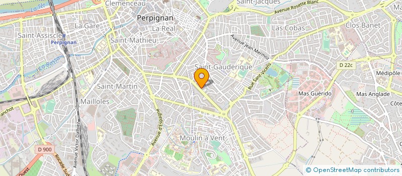 localisation de l'entreprise SCI ALEXANDRE  PERPIGNAN
