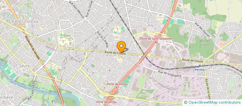 localisation de l'entreprise SCI ALEXANDRE à SAINT-SEBASTIEN-SUR-LOIRE