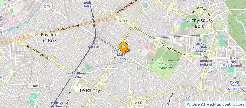 localisation de l'entreprise SCI ALEXANDRE à LIVRY-GARGAN