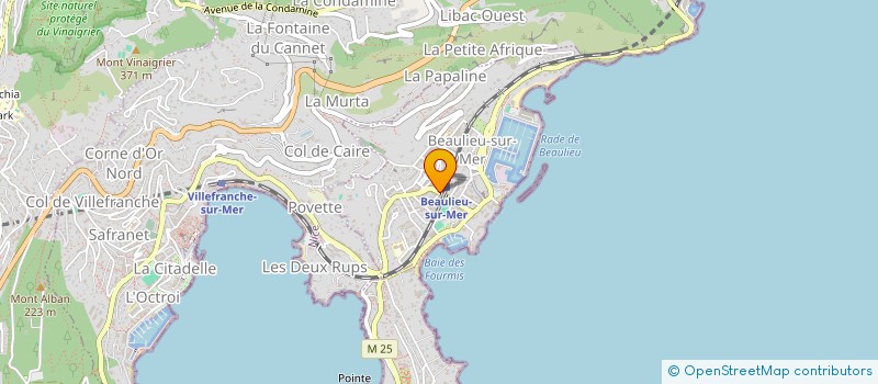 localisation de l'entreprise SCI ALEXANDRE à BEAULIEU-SUR-MER