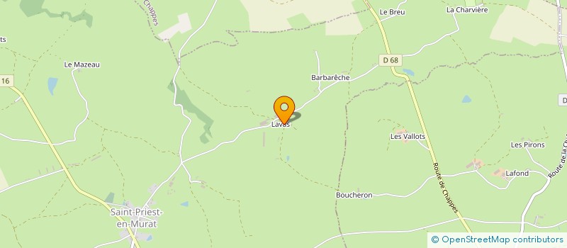 localisation de l'entreprise SCI ALEXANDRE  SAINT-PRIEST-EN-MURAT