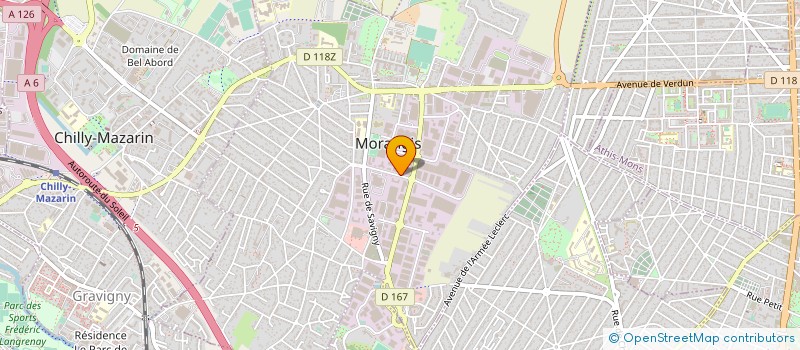 localisation de l'entreprise SCI ALEXANDRE à MORANGIS