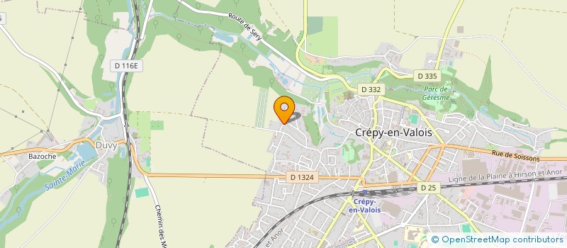 localisation de l'entreprise SCI ALEXANDRE  CREPY-EN-VALOIS