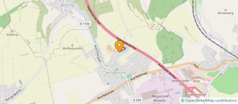 localisation de l'entreprise SCI ALEXANDRE  SEINGBOUSE