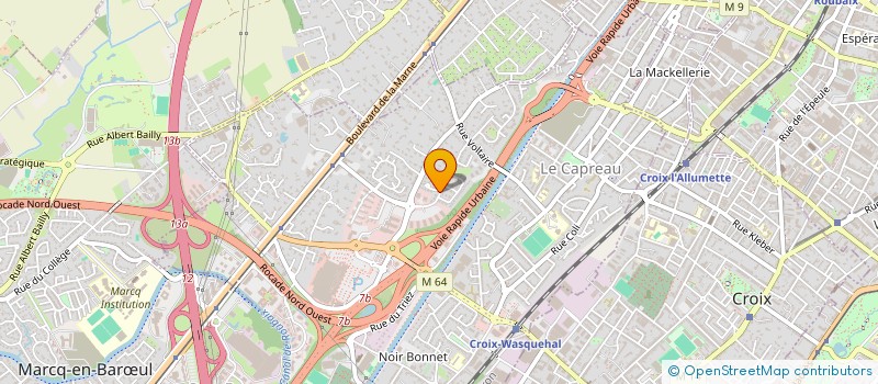 localisation de l'entreprise SCI ALEXANDRE  WASQUEHAL