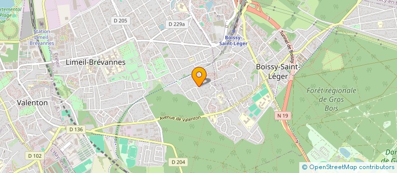 localisation de l'entreprise SCI ALEXANDRE à LIMEIL-BREVANNES