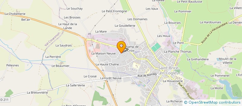 localisation de l'entreprise SCI ALEXANDRE  MAEN ROCH