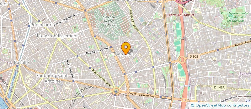 localisation de l'entreprise SCI ALEXANDRE DUMAS  PARIS