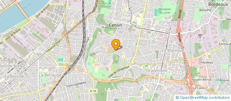 localisation de l'entreprise SCI ALEXANDRE G  BORDEAUX