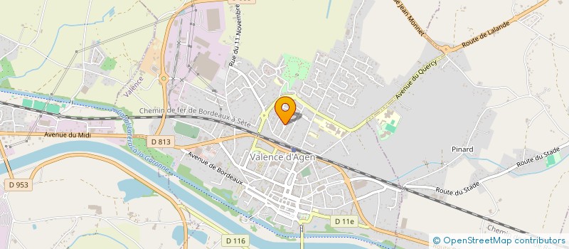 localisation de l'entreprise SCI ALEXANDRE GIOVANNINI à VALENCE