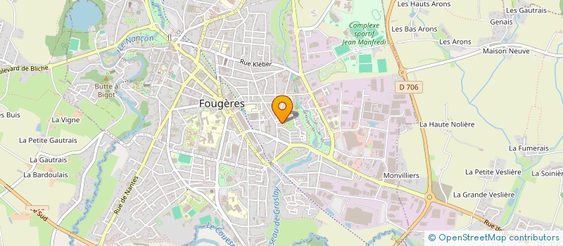 localisation de l'entreprise SCI ALEXANDRE III  FOUGERES