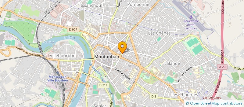 localisation de l'entreprise SCI ALEXANDRE LES GRANDS  MONTAUBAN