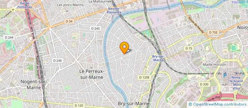 localisation de l'entreprise SCI ALEXANDRE ON MARS  BRY-SUR-MARNE