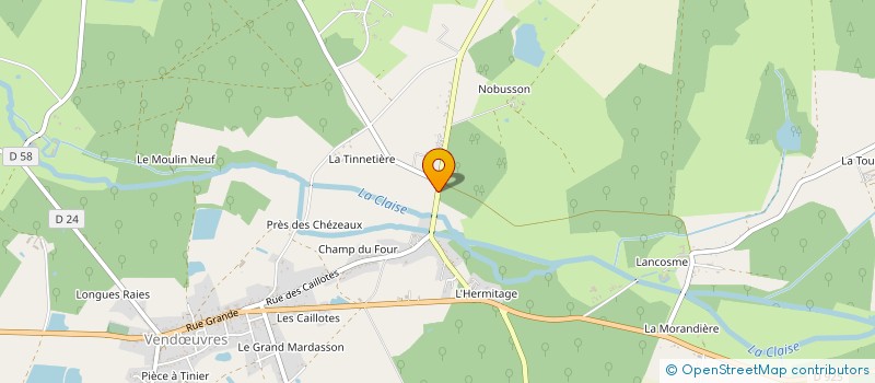 localisation de l'entreprise SCI ALEXANDRE REIGNOUX à NEUILLAY-LES-BOIS