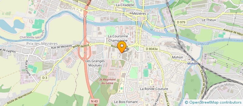 localisation de l'entreprise SCI ALEXANDRE SALVATORE à CHARLEVILLE-MEZIERES