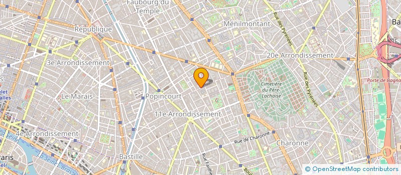 localisation de l'entreprise SCI ALEXANDRE URBAIN  PARIS