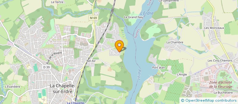 localisation de l'entreprise SCI ALEXANDRE VINCENT  LA CHAPELLE-SUR-ERDRE