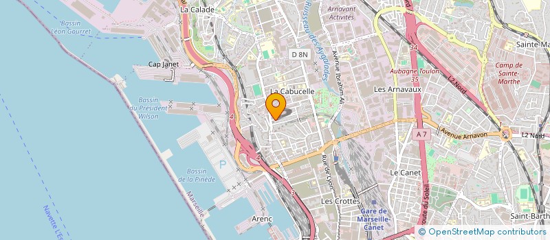 localisation de l'entreprise SCI ALEXANDRIE à MARSEILLE