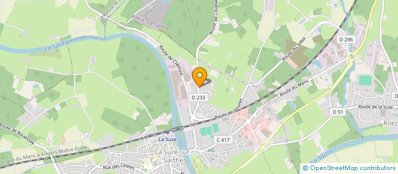 localisation de l'entreprise SCI ALEXANDRINE  LA SUZE-SUR-SARTHE