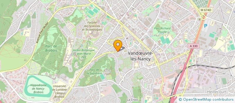 localisation de l'entreprise SCI ALEXANDRINE  VANDUVRE-LES-NANCY