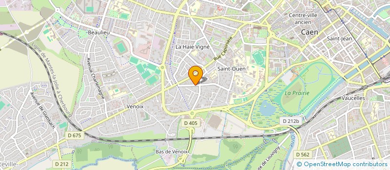 localisation de l'entreprise SCI ALEXANDROS à CAEN