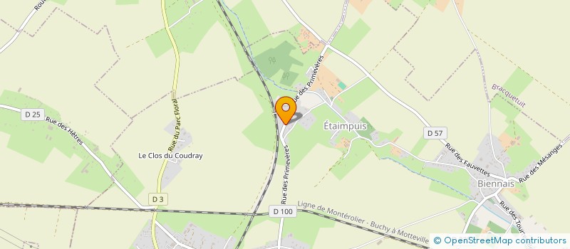 localisation de l'entreprise SCI ALEXANNE  ETAIMPUIS