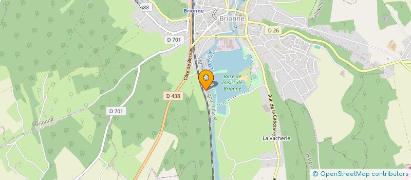 localisation de l'entreprise SCI ALEXANNE  BRIONNE