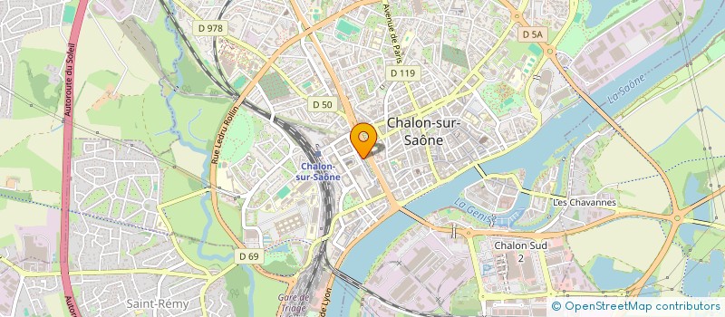 localisation de l'entreprise SCI ALEXANNE  CHALON-SUR-SAONE