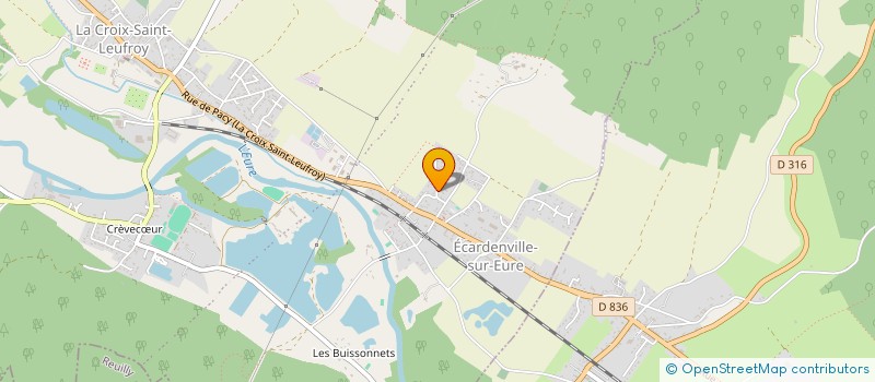 localisation de l'entreprise SCI ALEXAUME  CLEF VALLEE D'EURE