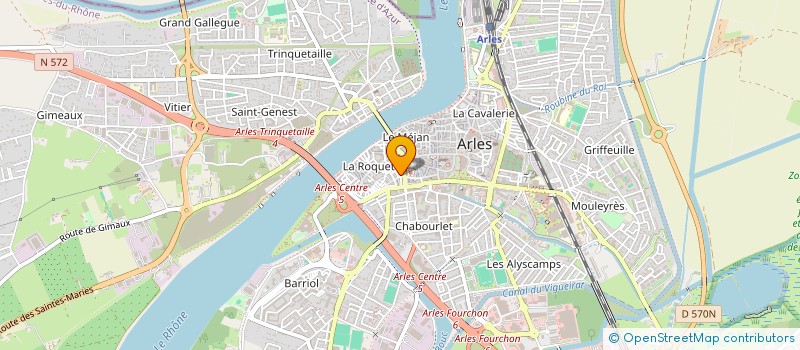 localisation de l'entreprise SCI ALEXBA à ARLES