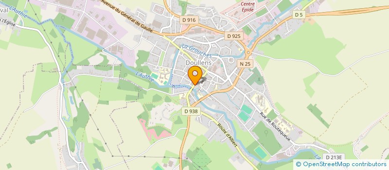 localisation de l'entreprise SCI ALEXBAUT  DOULLENS