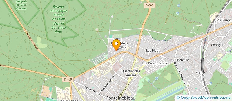localisation de l'entreprise SCI ALEXCENT à FONTAINEBLEAU