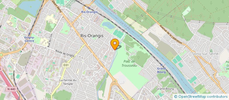 localisation de l'entreprise SCI ALEXETMAT à RIS-ORANGIS