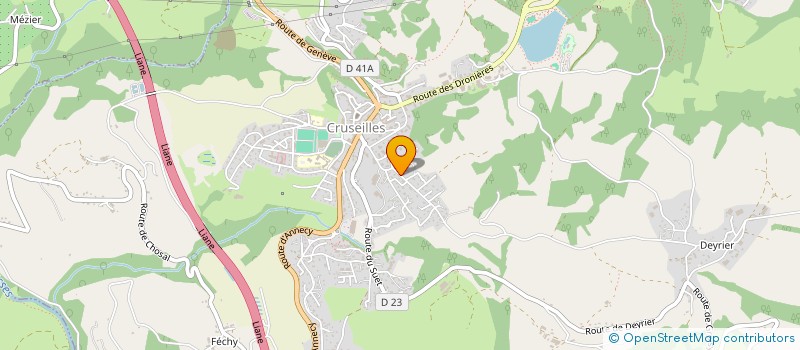 localisation de l'entreprise SCI ALEXETPAOLA  CRUSEILLES