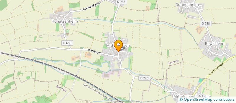 localisation de l'entreprise SCI ALEXI  WINGERSHEIM LES QUATRE BANS