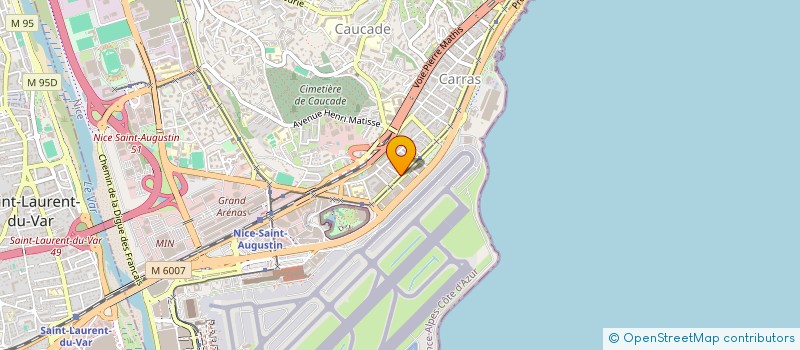localisation de l'entreprise SCI ALEXIA à NICE