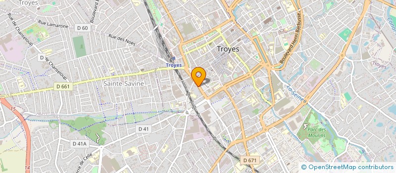 localisation de l'entreprise SCI ALEXIA à TROYES