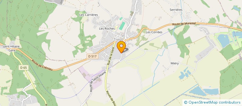 localisation de l'entreprise SCI ALEXIA  TREPT