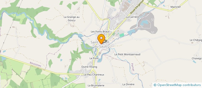 localisation de l'entreprise SCI ALEXIANE à PARNAC