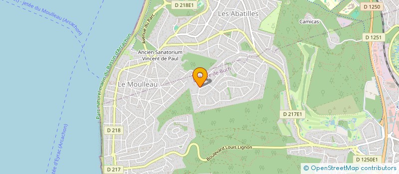 localisation de l'entreprise SCI ALEXIENCE à LA TESTE-DE-BUCH