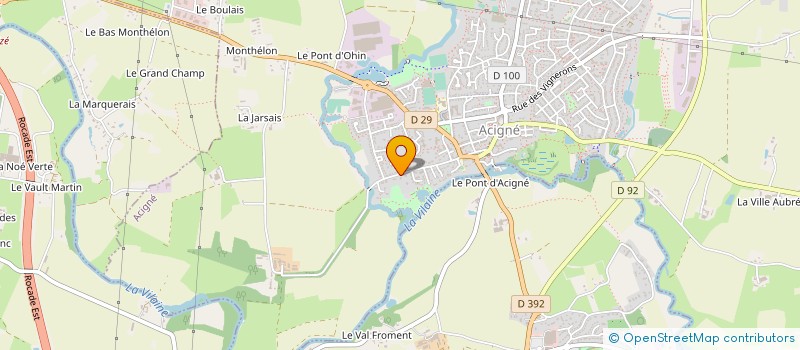 localisation de l'entreprise SCI ALEXIM  ACIGNE